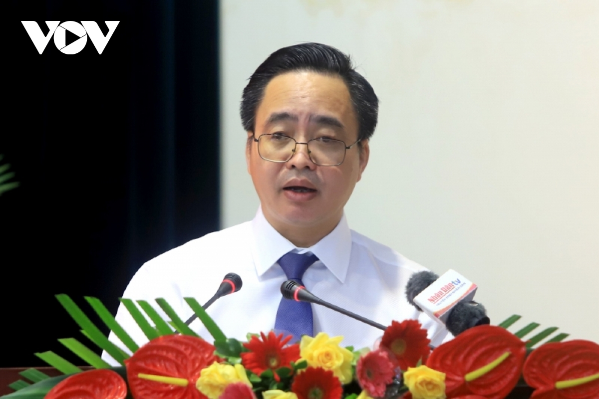Phó Tổng Giám đốc Đài Tiếng nói Việt Nam Phạm Mạnh Hùng phát biểu hưởng ứng lễ phát động.