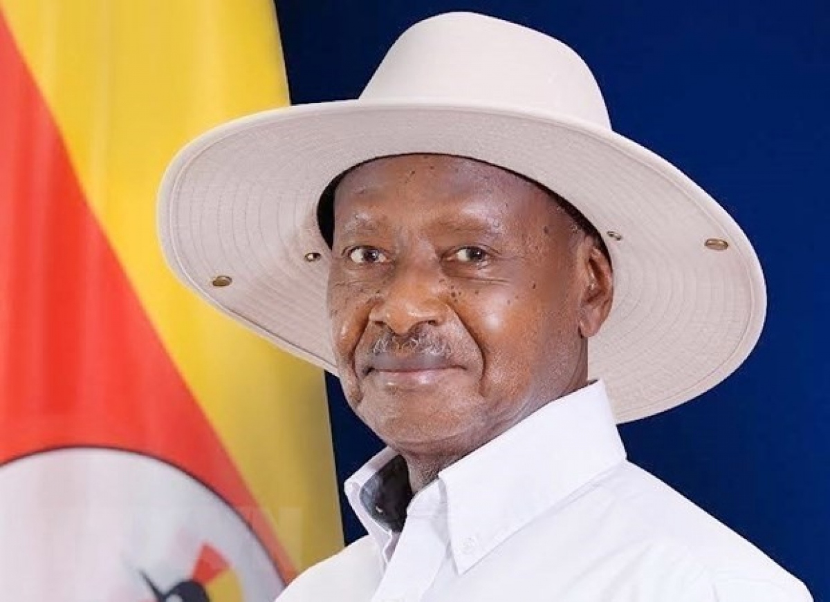  Tổng thống Uganda Yoweri Kaguta Museveni. (Ảnh: TTXVN)