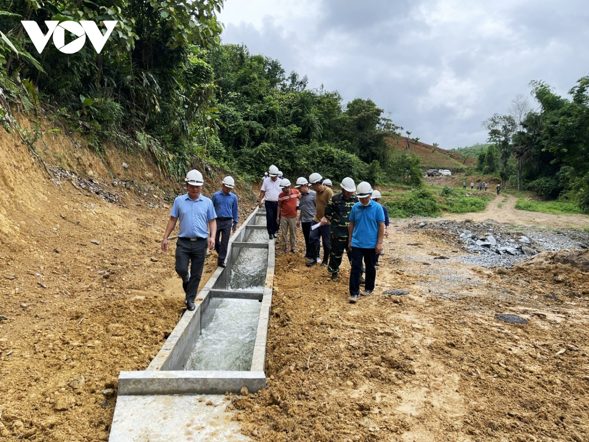 Dự án xây dựng 4 hệ thống thủy lợi tại huyện Anouvong và Thathom thuộc tỉnh Xaysomboun.