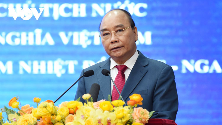 Chủ tịch nước phát biểu tại Trung tâm Nhiệt đới Việt - Nga.