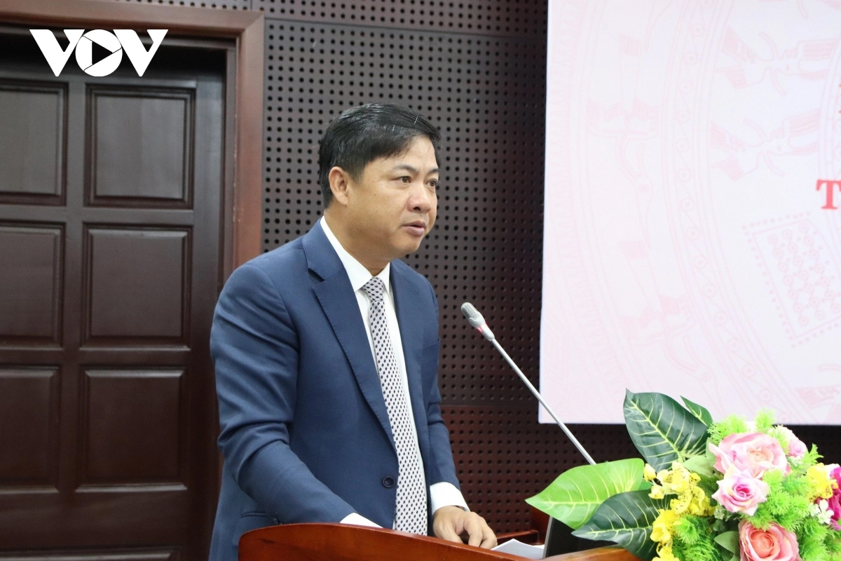 Ông Lương Nguyễn Minh Triết - Phó Bí thư Thường trực Thành ủy, Chủ tịch HĐND TP Đà Nẵng phát biểu tại Hội thảo.