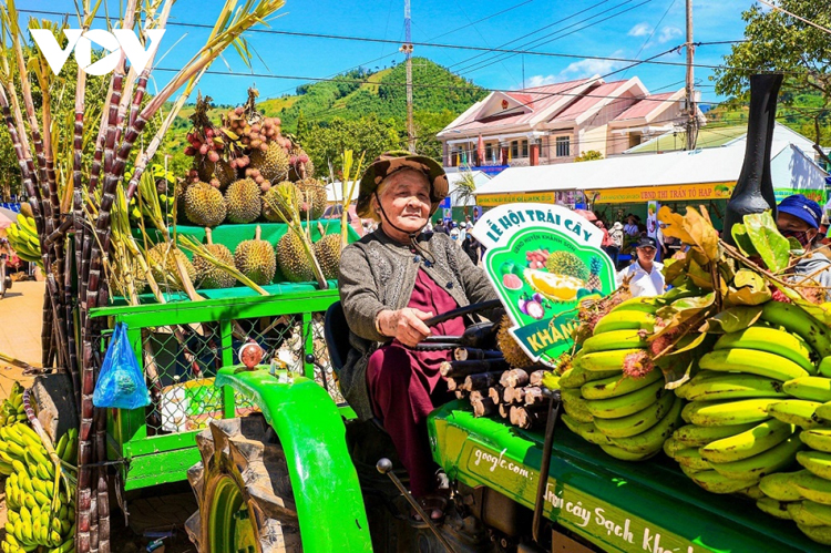 Huyện Khánh Sơn từng tổ chức lễ hội trái cây để quảng bá nông sản miền núi.