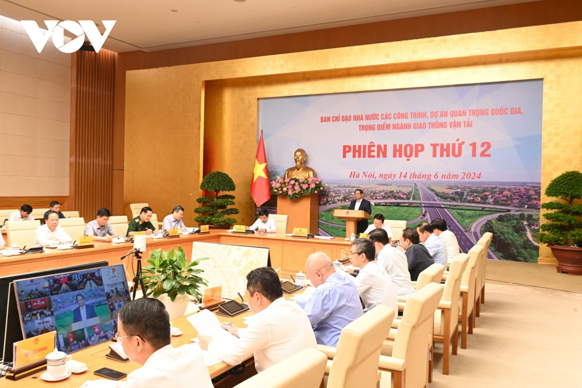 Phiên họp thứ 12 của Ban Chỉ đạo các công trình, dự án trọng điểm ngành giao thông.