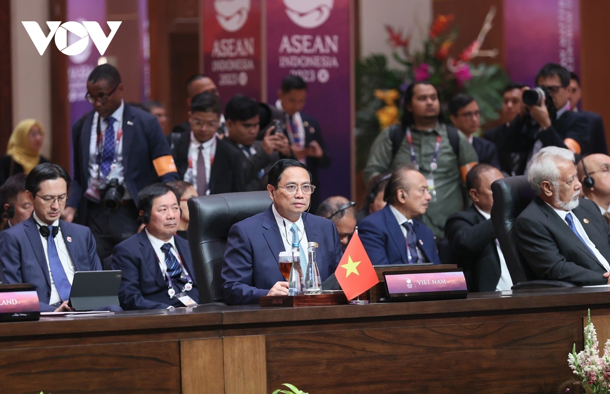 Thủ tướng Phạm Minh Chính nhấn mạnh tầm vóc và giá trị chiến lược của EAS là nơi các lãnh đạo đối thoại, định hướng vì hòa bình, an ninh, hợp tác và thịnh vượng ở khu vực và trên thế giới,