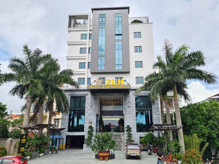 Quận Dương Kinh đã phong tỏa khách sạn Zen Hotel & Residences (đường Mạc Quyết), nơi ông N.M.Đ nghỉ tại Hải Phòng ngày 25, 26/7.