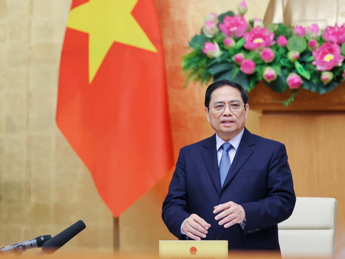 Thủ tướng Chính phủ Phạm Minh Chính. Ảnh: Báo Chính phủ.