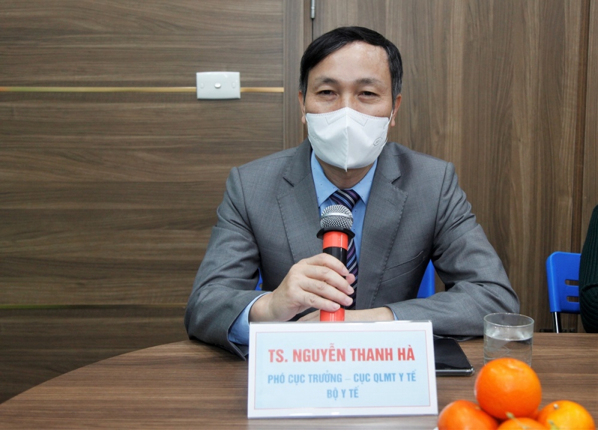TS Nguyễn Thanh Hà, Phó Cục trưởng Cục quản lý môi trường y tế, Bộ Y tế.