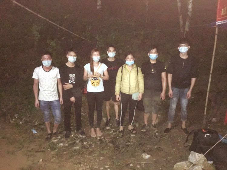 Các đối tượng này lợi dụng lúc đêm tối để nhập cảnh trái phép qua các khu vực đường mòn tỉnh Lạng Sơn.