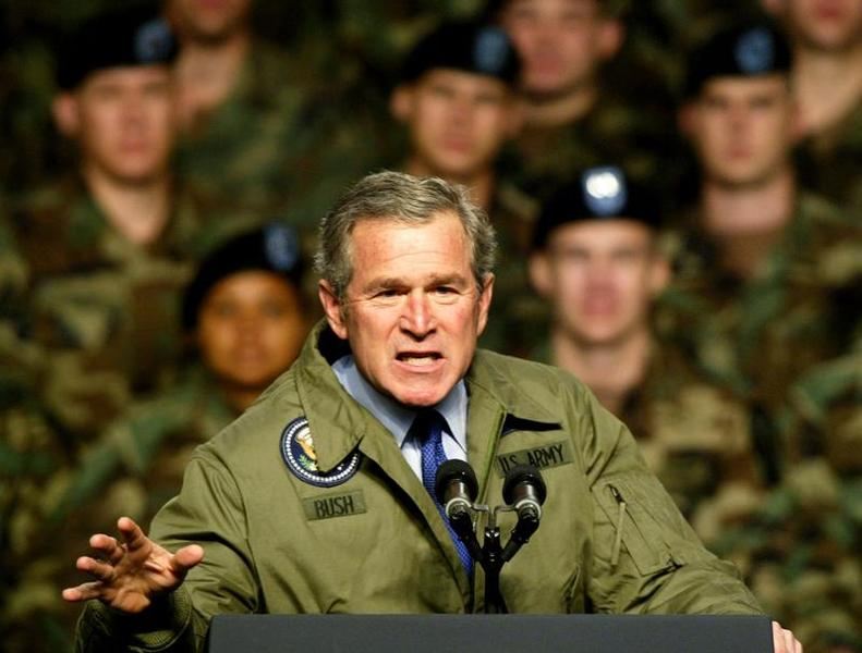 Tổng thống Mỹ George W. Bush, người khởi xướng và phát động cuộc chiến tranh Iraq vào tháng 3/2003. (Ảnh: Roll Call/Getty Images)