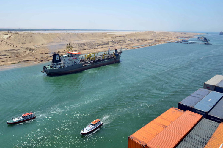 Kênh đào Suez là một trong những công trình vĩ đại mà đất nước của dòng sông Nile đã cống hiến cho nhân loại. (ảnh: KT)