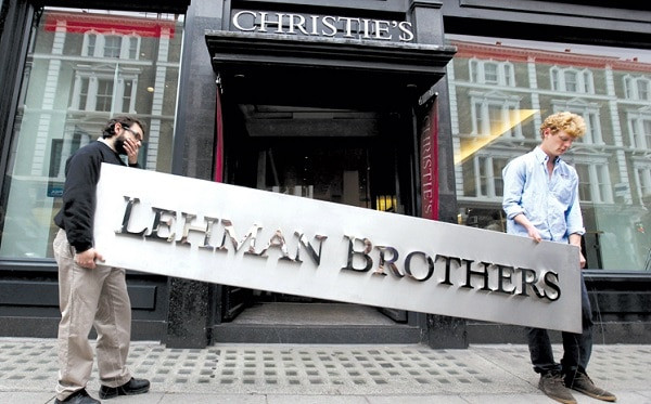 Sự sụp đổ của Lehman Brothers được coi là biểu tượng của Cuộc khủng hoảng tài chính 2007 - 2008. (Ảnh: KT)