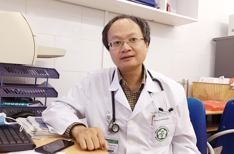 Bác sĩ Nguyễn Quốc Thái, Trung tâm Bệnh Nhiệt đới, Bệnh viện Bạch Mai.