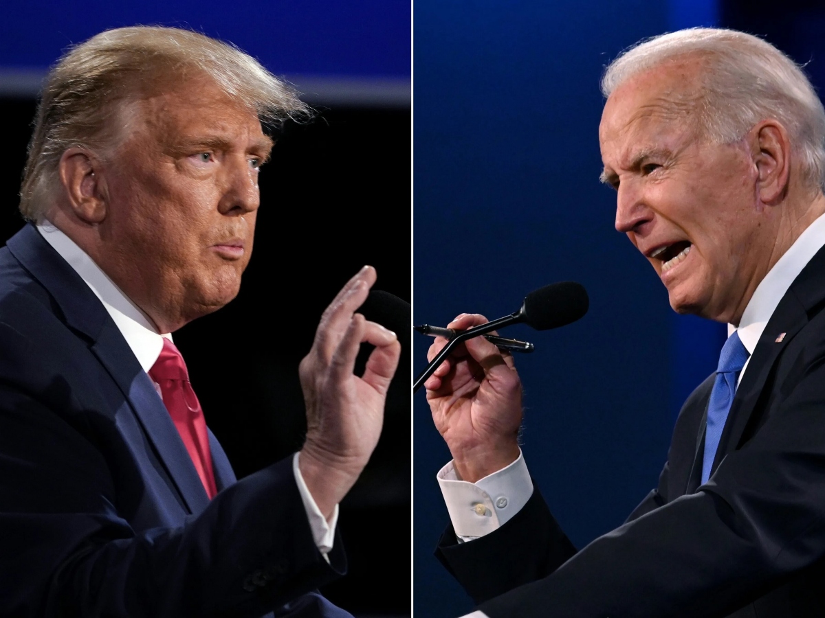 Cựu Tổng thống Mỹ Donald Trump và Tổng thống Mỹ Joe Biden. (Ảnh: Reuters)