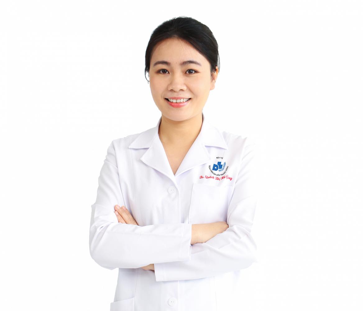 BSCKII Quách Thị Hà Giang, Phó trưởng khoa Khám bệnh, Bệnh viện Da liễu Trung ương.