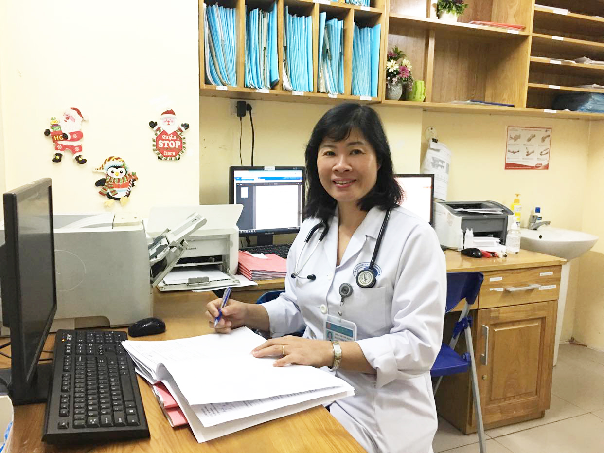 BSCKII Nguyễn Quế Phương, Phó Trưởng khoa Nhi tim mạch và khớp, Bệnh viện Đa khoa Xanh Pôn.