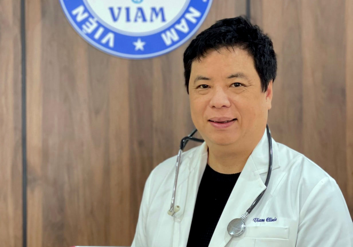 TS.BS Trương Hồng Sơn, Viện trưởng Viện Y học ứng dụng Việt Nam.