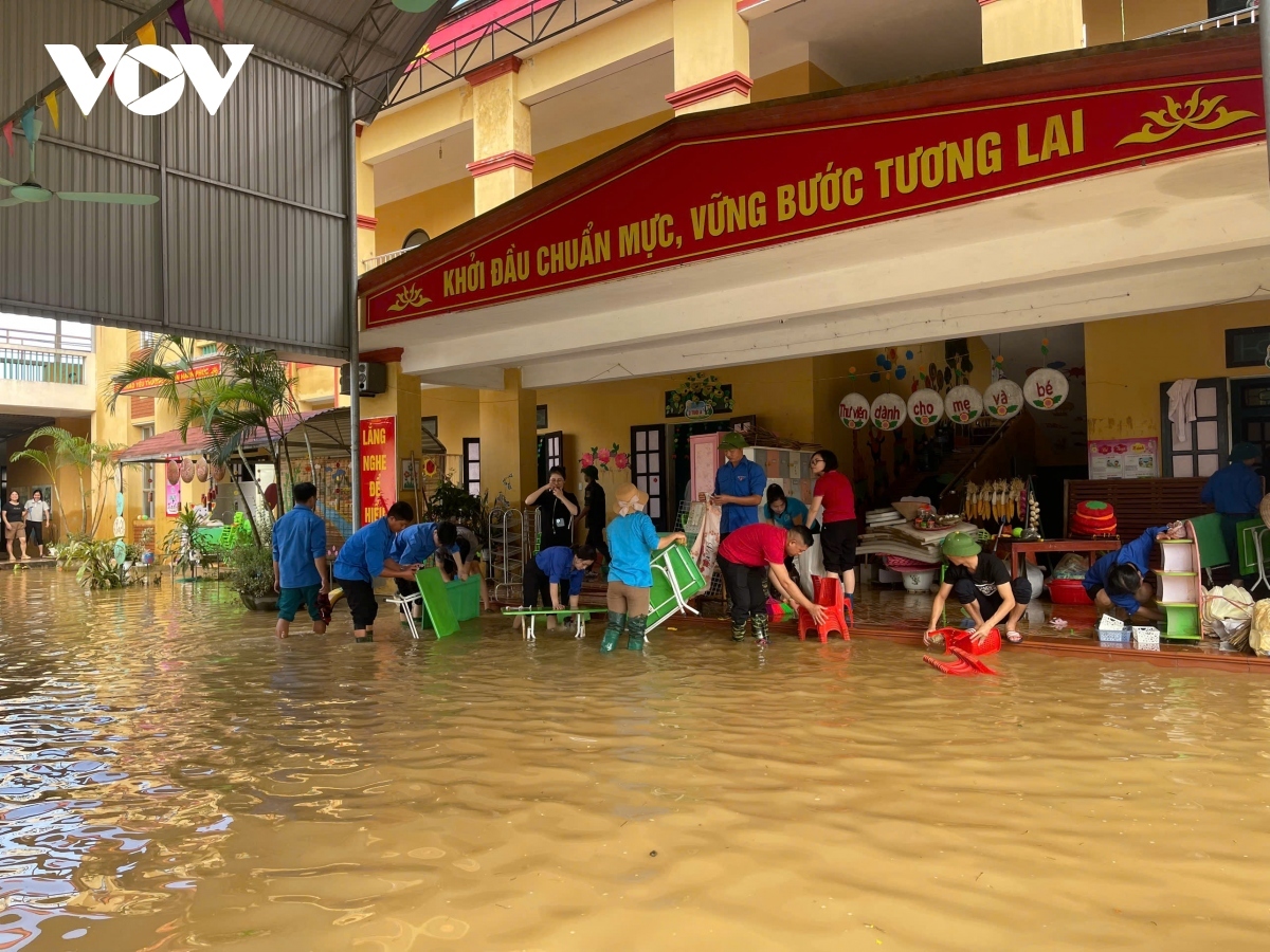 Bão số 3 cùng hoàn lưu gây mưa lớn, ngập lụt, sạt lở, tổn hại nặng nề cả về người và tài sản của ngành giáo dục. (Ảnh minh họa)