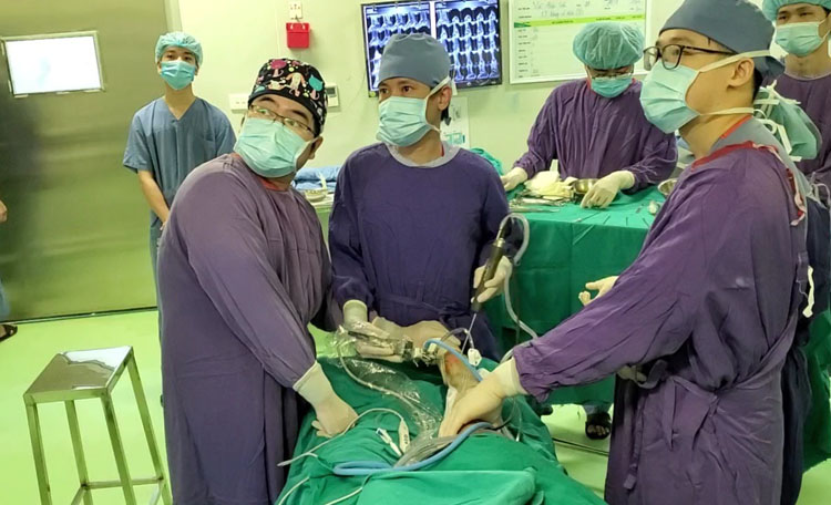 Ca phẫu thuật nội soi ghép sụn khớp nhân tạo được thực hiện thành công lần đầu tiên tại Việt Nam.