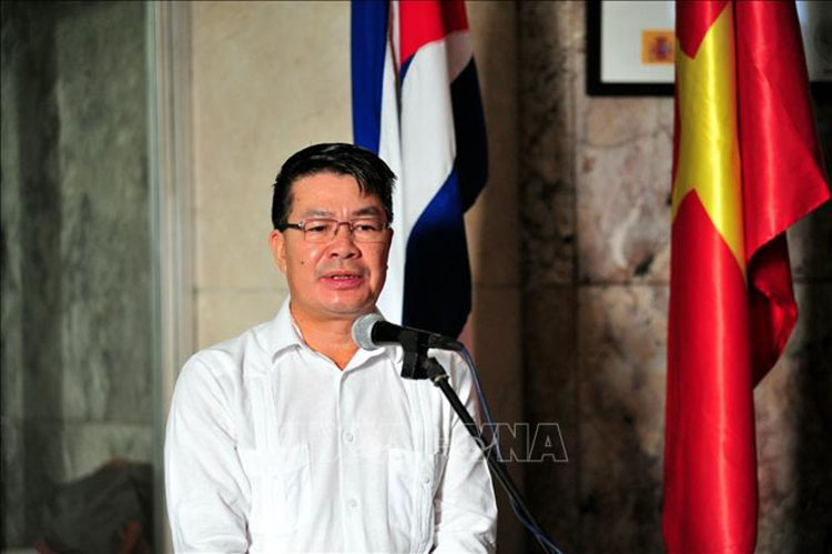 Đại sứ Việt Nam tại Cuba Lê Thanh Tùng. (Ảnh: TTXVN)