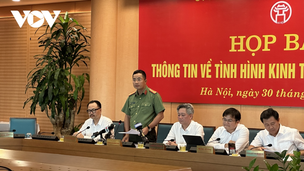 Đại tá Nguyễn Thành Long, Phó Giám đốc Công an Hà Nội thông tin việc khởi tố hình sự 3 công an bắn dê của người dân ở Mỹ Đức.