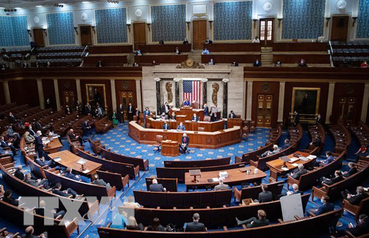 Một phiên họp của Hạ viện Mỹ ở Washington, DC. (Ảnh: AFP/TTXVN)