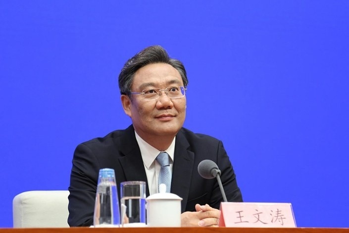 Bộ trưởng Thương mại Trung Quốc Vương Văn Đào. ( Ảnh: South China Morning Post)