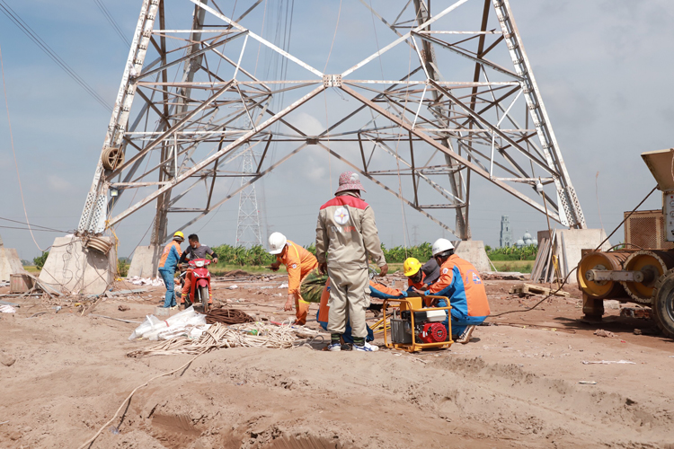 Dự án tuyến đường dây 500Kv đảm bảo tiến độ theo đúng chỉ đạo của Thủ tướng Chính phủ.