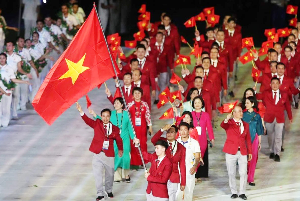 Huy Hoàng nói về vinh dự cầm cờ cho Đoàn Thể thao Việt Nam trong lễ khai mạc ASIAD vào ngày 23/9.
