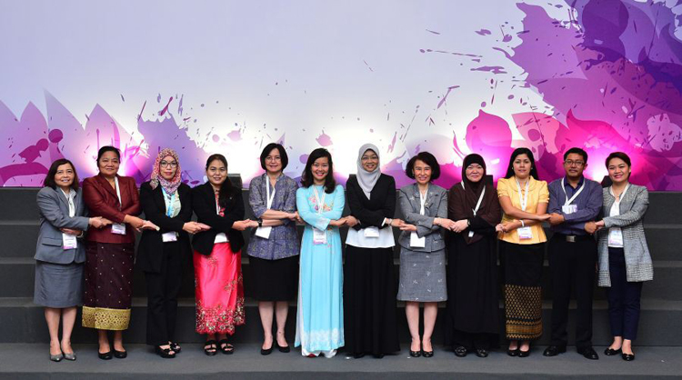Phụ nữ ASEAN đang ngày càng thể hiện được sự gắn kết và vai trò quan trọng đối với các vấn đề trong khu vực. Ảnh: ASEAN.