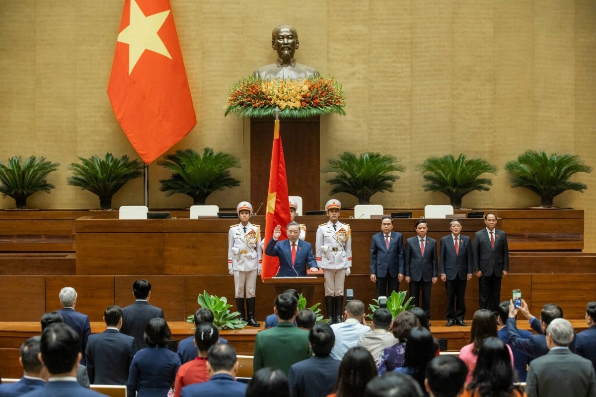 Chủ tịch nước Tô Lâm tuyên thệ nhậm chức.