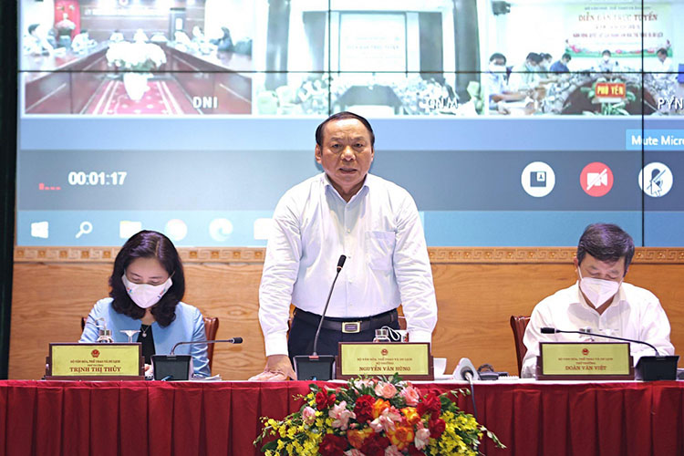 Bộ trưởng Bộ Văn hóa, Thể thao và Du lịch Nguyễn Văn Hùng. Ảnh: Minh Khánh.