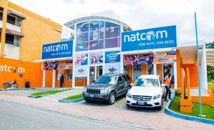 Natcom - nhà mạng thuộc Tập đoàn Viettel tại Haiti. (Ảnh: Thanh Hà)