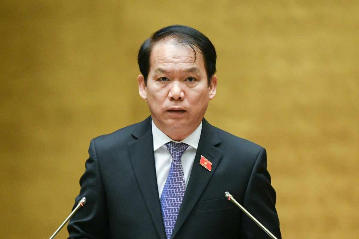 Chủ nhiệm Ủy ban Pháp luật Hoàng Thanh Tùng trình bày báo cáo giải trình, tiếp thu dự án Luật Thanh tra (sửa đổi).