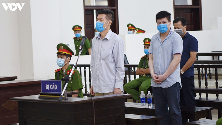 Cựu Giám đốc CDC Hà Nội - Nguyễn Nhật Cảm tại phiên tòa phúc thẩm. (Ảnh: Trọng Phú)