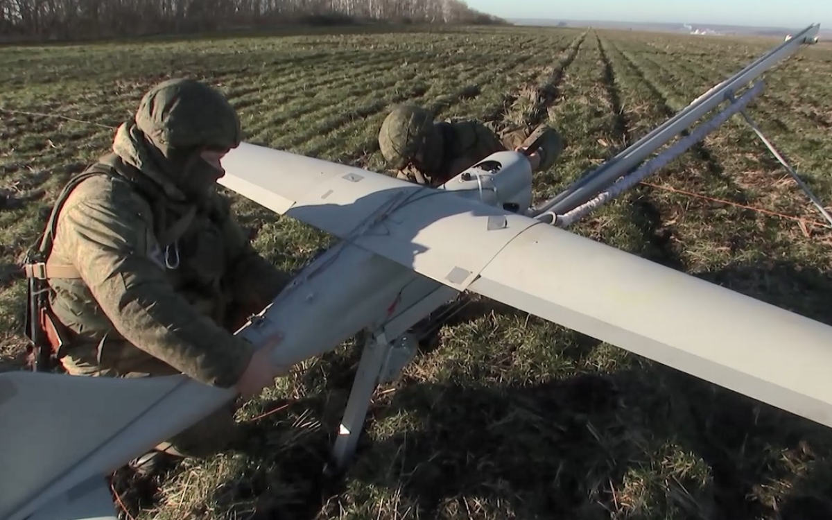 UAV trinh sát của Nga. Ảnh: Bộ Quốc phòng Nga.