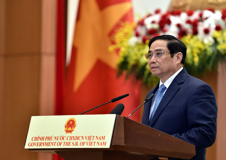 Thủ tướng Phạm Minh Chính phát biểu tại  Lễ kỷ niệm 76 năm Quốc khánh nước CHXHCN Việt Nam (2/9/1945 – 2/9/2021).  