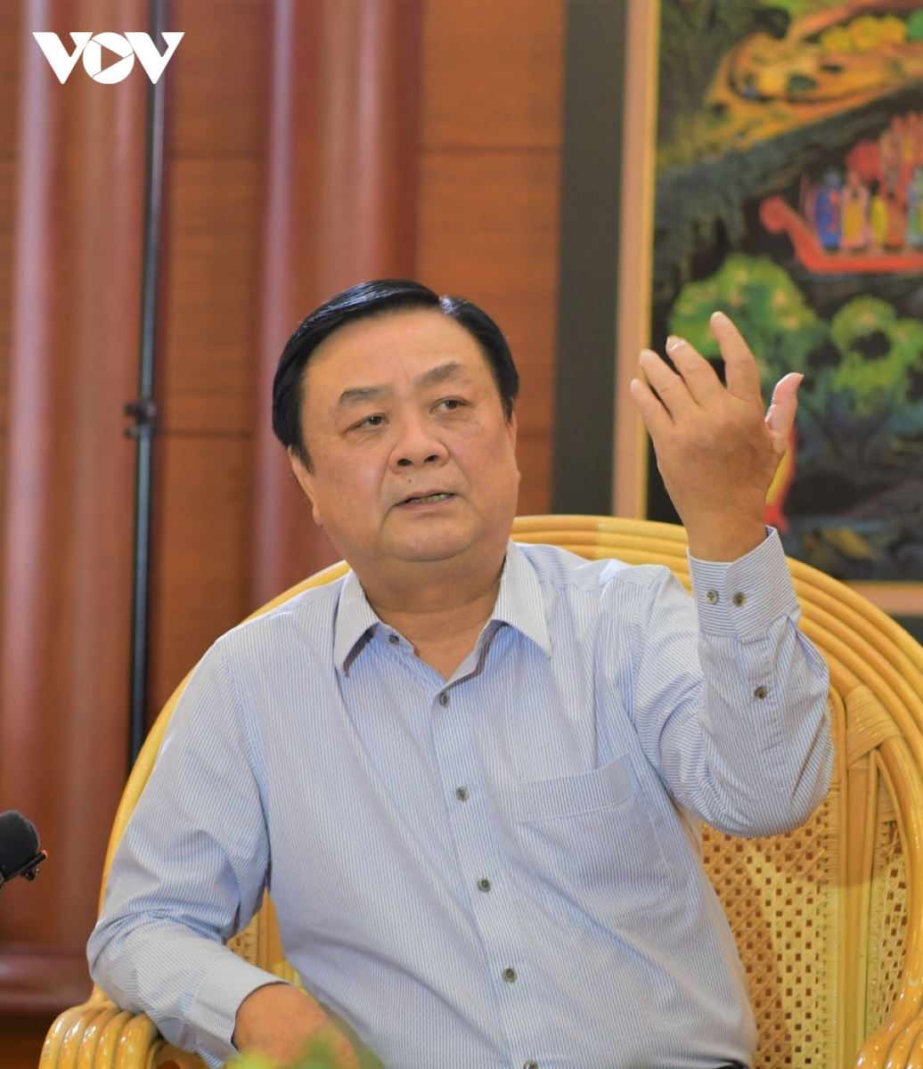 Bộ trưởng Bộ Nông nghiệp và Phát triển nông thôn Lê Minh Hoan.
