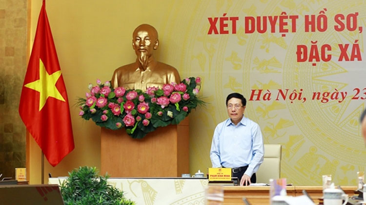 Phó Thủ tướng Chính phủ Phạm Bình Minh - Chủ tịch Hội đồng Tư vấn đặc xá 2021. (Ảnh: KT)