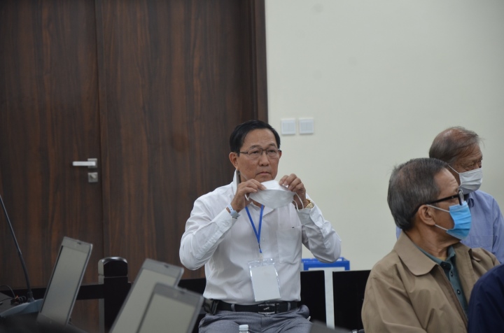 Bị cáo Cao Minh Quang vắng mặt trong phiên tòa sáng 22/11.