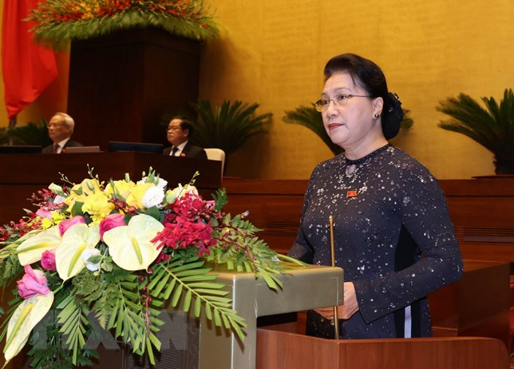 Chủ tịch Quốc hội Nguyễn Thị Kim Ngân: Ảnh: TTXVN