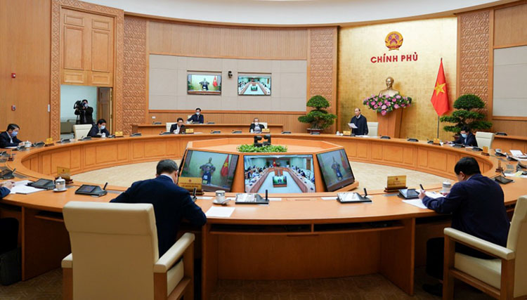 Thủ tướng Nguyễn Xuân Phúc chủ trì phiên họp.
