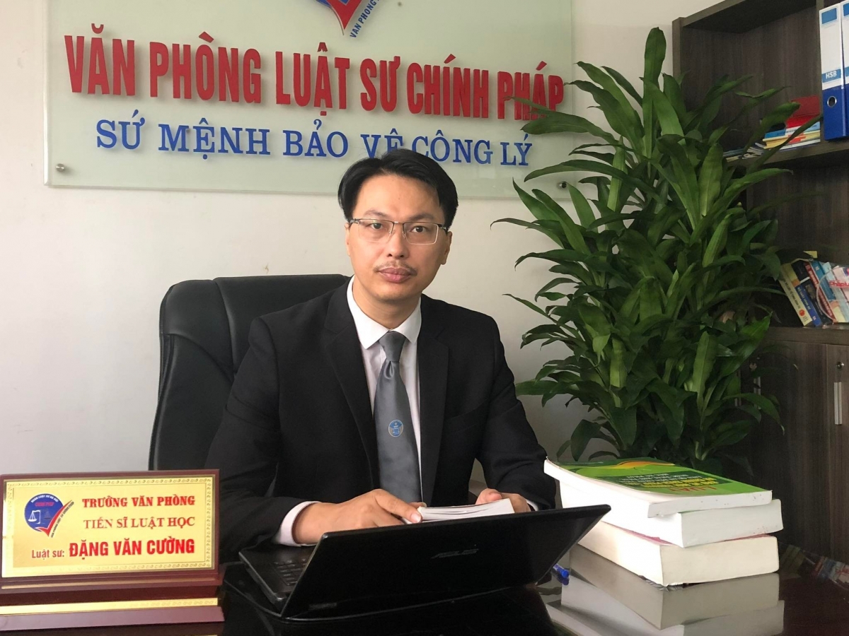 Luật sư Đặng Văn Cường, Văn phòng luật sư Pháp Chính, Đoàn luật sư thành phố Hà Nội.