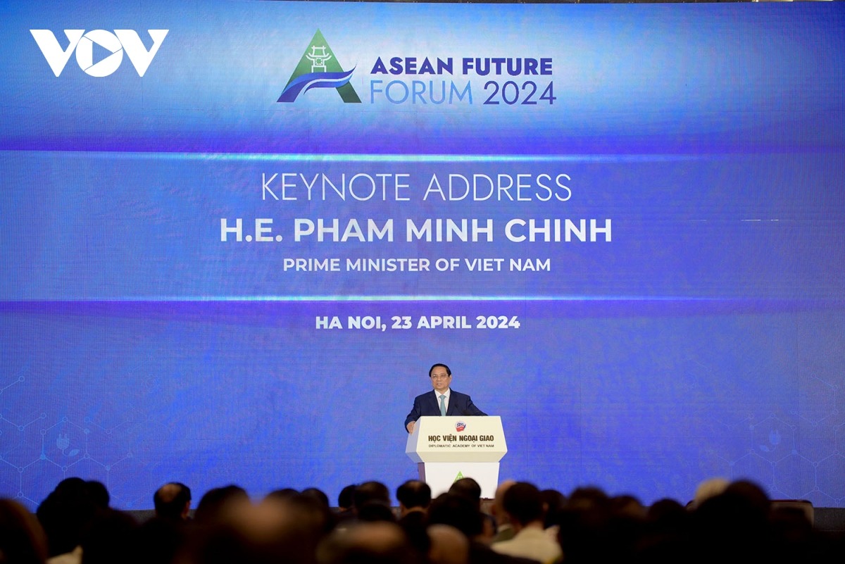 Thủ tướng Phạm Minh Chính có bài phát biểu chính thức tại Diễn đàn Tương lai ASEAN 2024.
