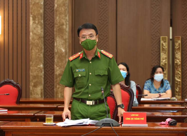 Đại tá Trần Ngọc Dương - Phó Giám đốc công an TP Hà Nội.