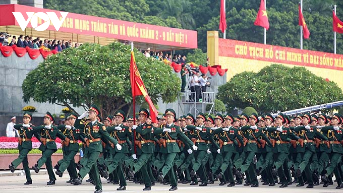 Lễ diễu binh kỷ niệm 70 năm Quốc khánh nước CHXHCN Việt Nam.   