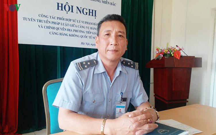 Ông Trương Hữu Linh, Trưởng phòng Giám sát an toàn, Cảng vụ Hàng không miền Bắc.