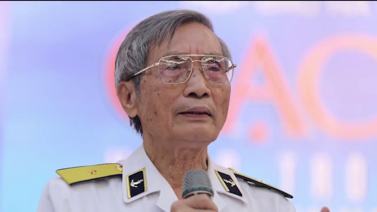 Chuẩn đô đốc Lê Kế Lâm – nguyên Giám đốc Học viện Hải quân.