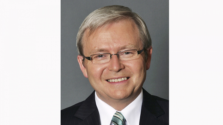 Ông Kevin Rudd, cựu Thủ tướng Australia, Chủ tịch và là CEO của Viện Chính sách Xã hội châu Á.