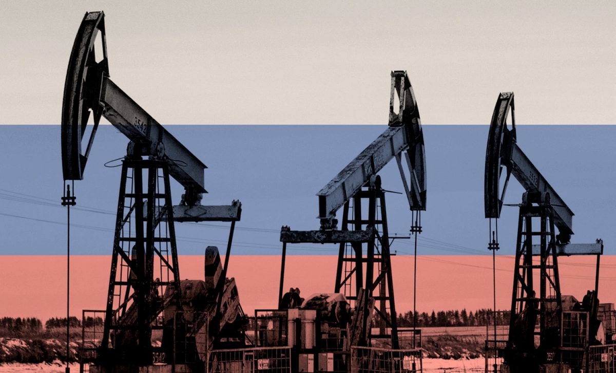 Khai thác dầu mỏ ở Nga. Hình ảnh minh họa: Bloomberg.