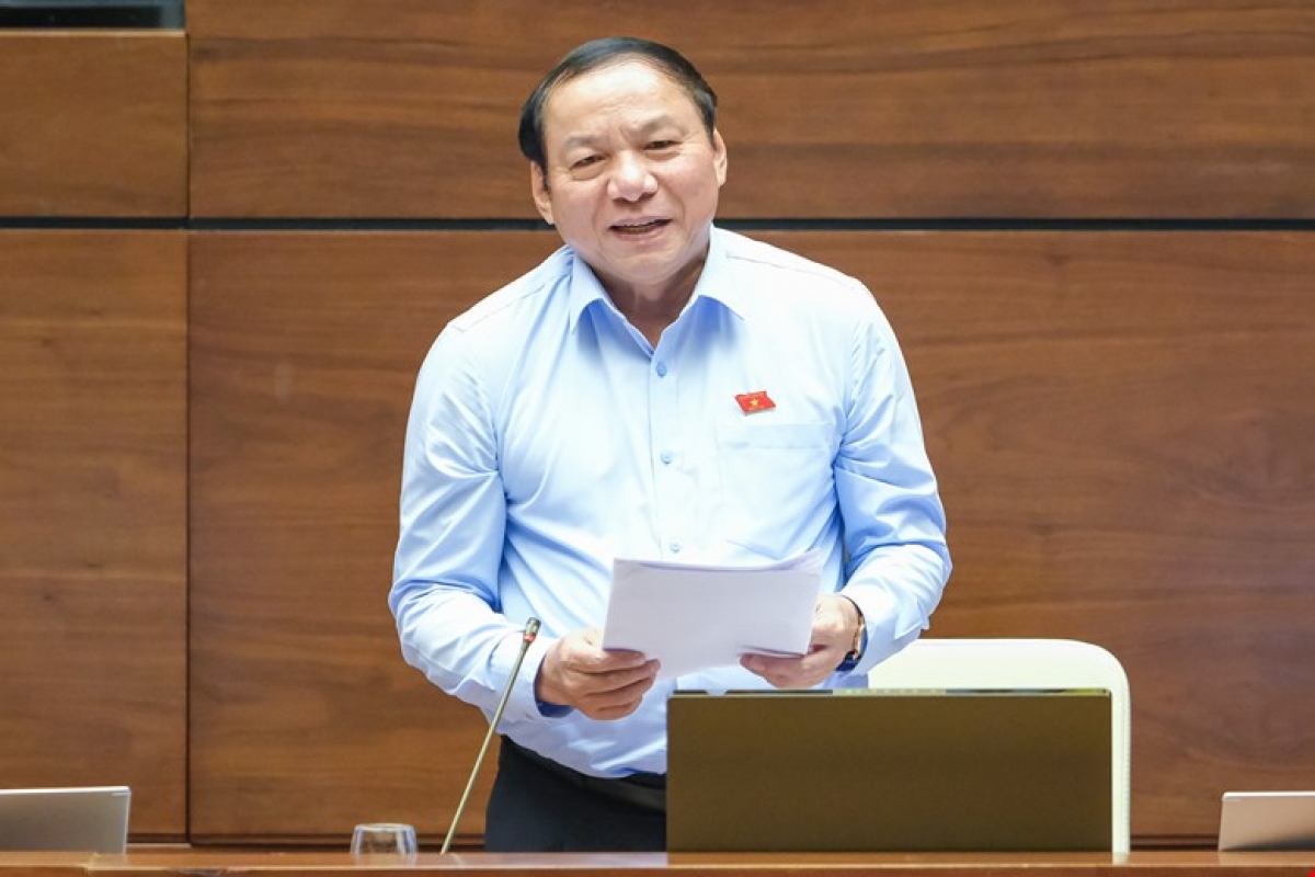 Bộ trưởng Bộ VH-TT-DL Nguyễn Văn Hùng.